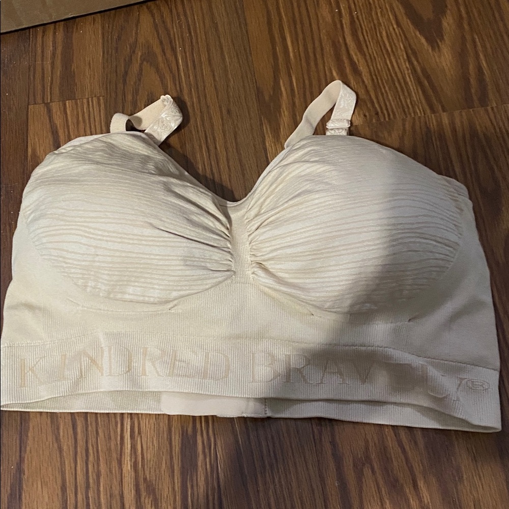 Kindred Bravely Sublime Pumping and Nursing Bra Hand Free Beige large /xlarge